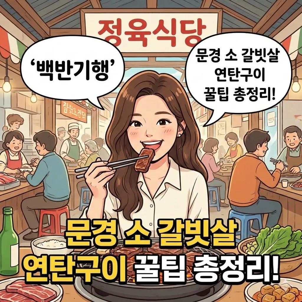 백반기행 맛의관문 진세연의 문경밥상 소 갈빗살 연탄구이 정육식당 위치부터 꿀팁까지 총정리
