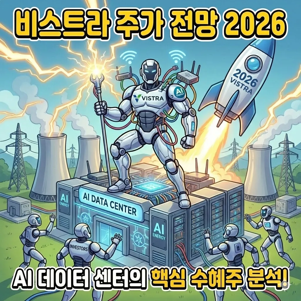 비스트라 주가 전망 2026년 AI 데이터 센터의 핵심 수혜주 분석