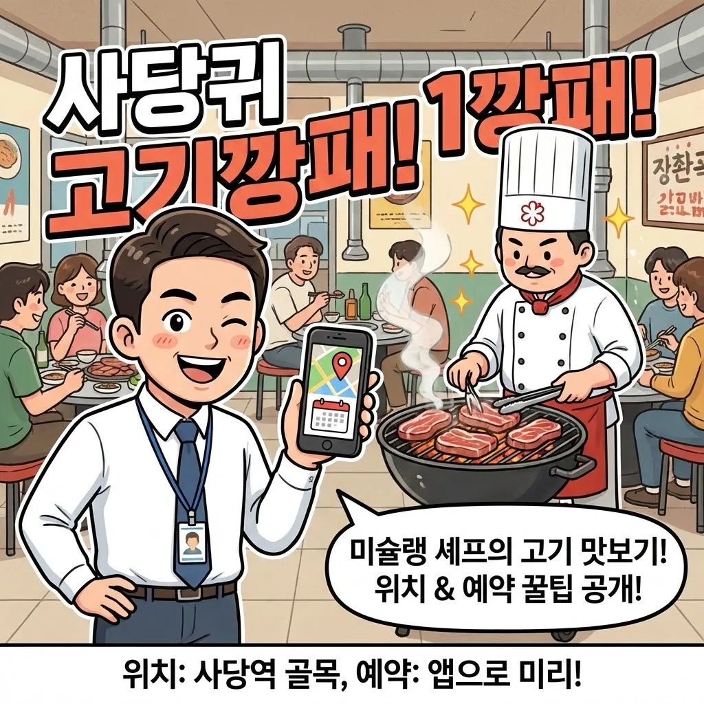 사당귀 고기깡패 식당 위치와 예약 꿀팁, 미슐랭 셰프의 고기 맛보기