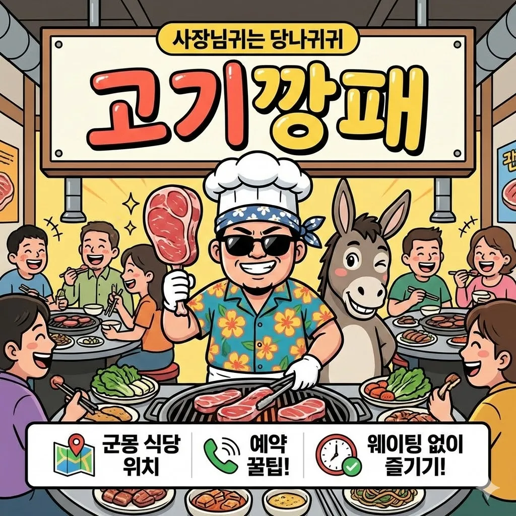 사장님귀는 당나귀귀 고기깡패 군몽 식당 위치와 예약 꿀팁, 웨이팅 없이 즐기기