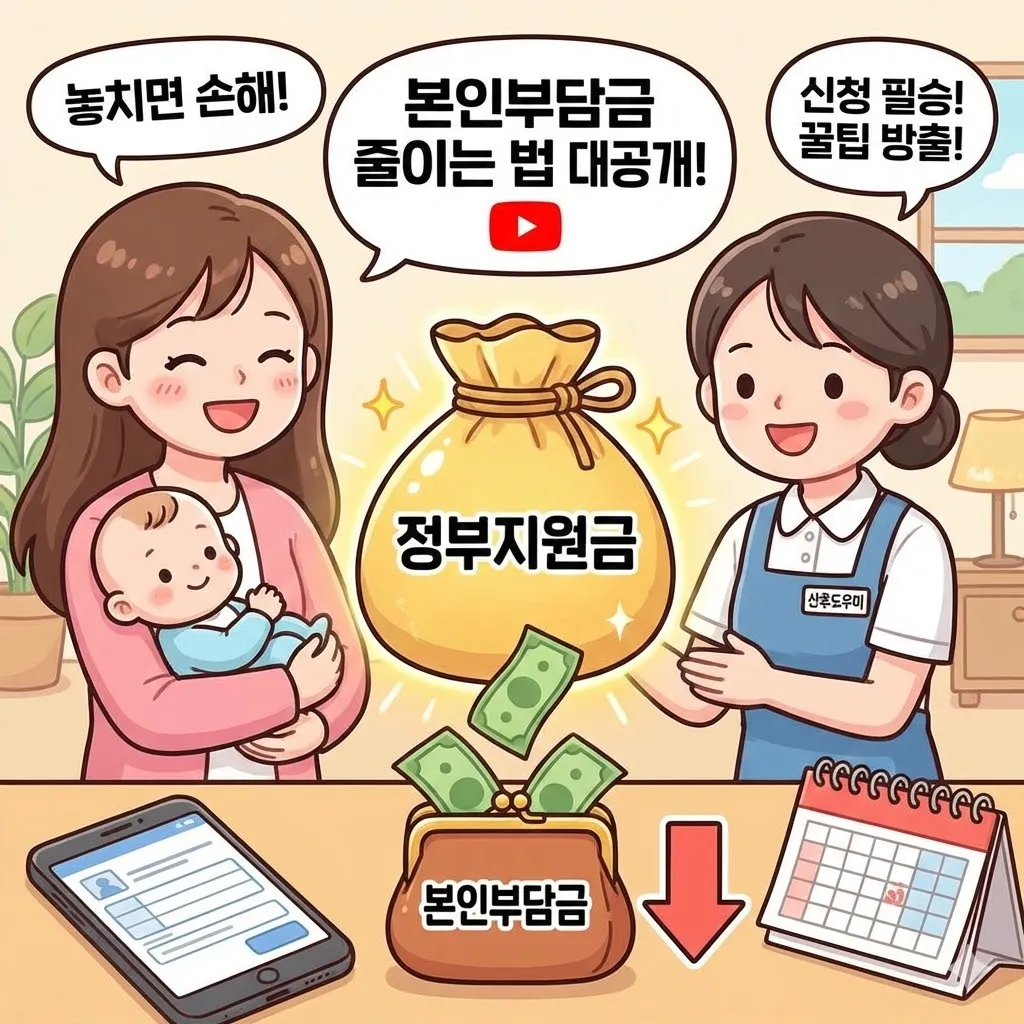 산후도우미 정부지원금 놓치면 손해! 본인부담금 줄이는 법 대공개