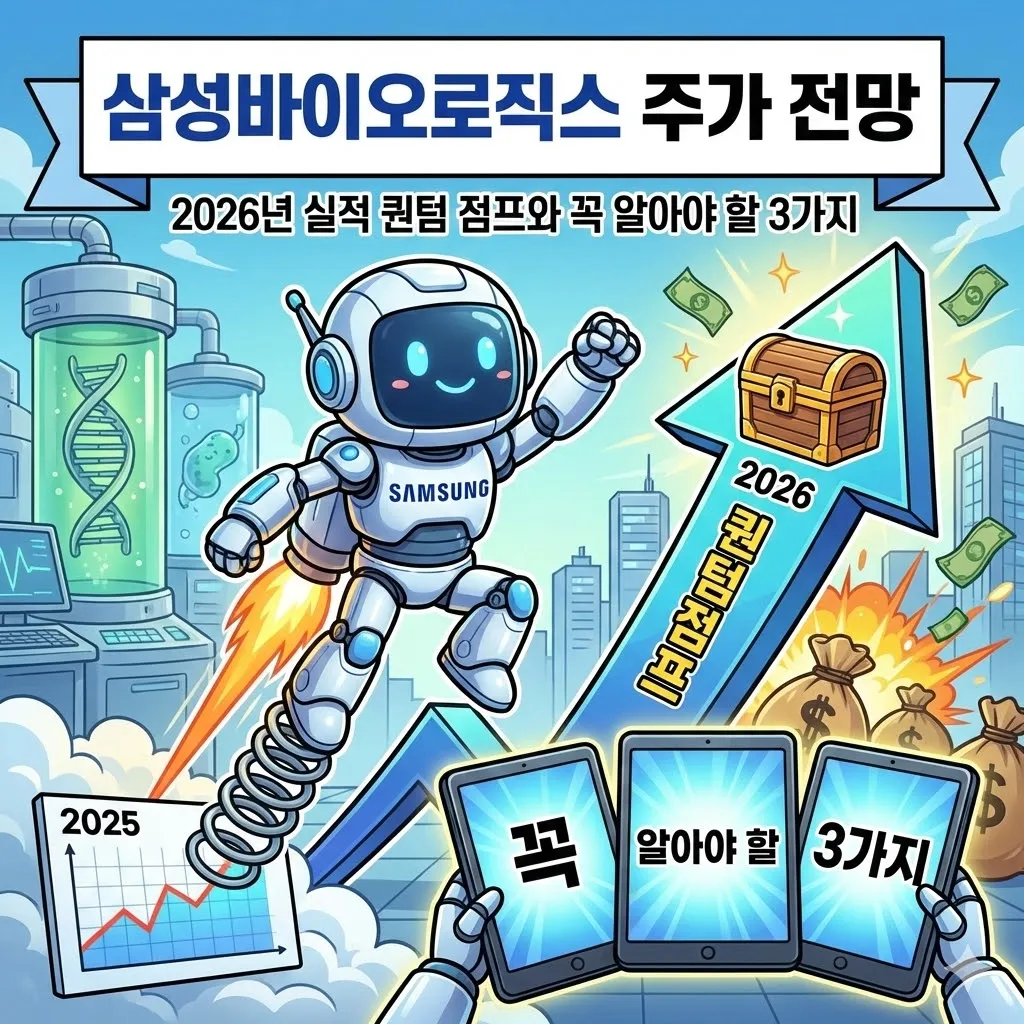 삼성바이오로직스 주가 전망, 2026년 실적 퀀텀 점프와 꼭 알아야 할 3가지