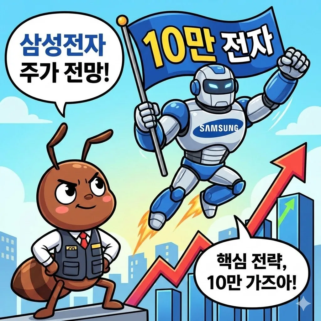삼성전자 주가 전망 및 핵심 전략, 10만 전자 진짜 가능할지 알려드려요