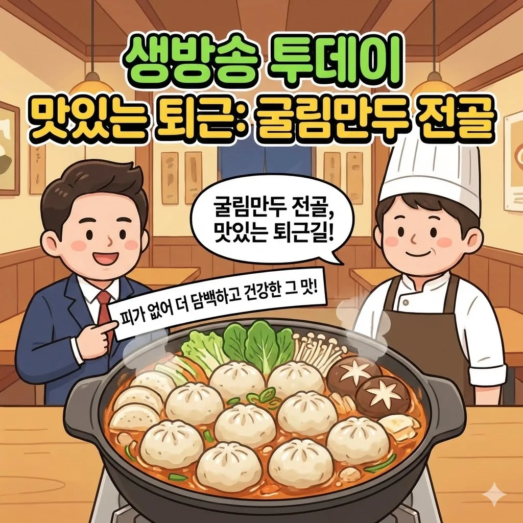 생방송 투데이 맛있는 퇴근 굴림만두 전골, 피가 없어 더 담백하고 건강한 그 맛