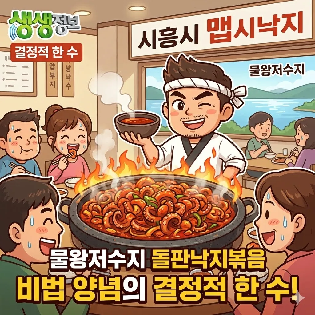 생생정보 물왕저수지 돌판낙지볶음, 시흥시 맵시낙지 물왕저수지 맛집 정보, '결정적 한 수'