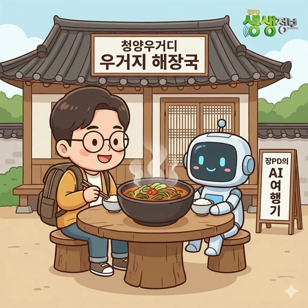 생생정보 청양우거디 우거지 해장국, 장PD의 AI 여행기