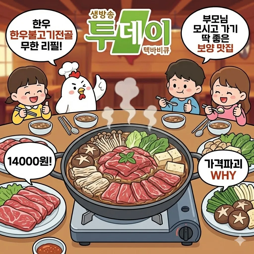 생생정보 한우불고기전골 무한 리필 14000원, 부모님 모시고 가기 딱 좋은 보양 맛집, 가격파괴 why