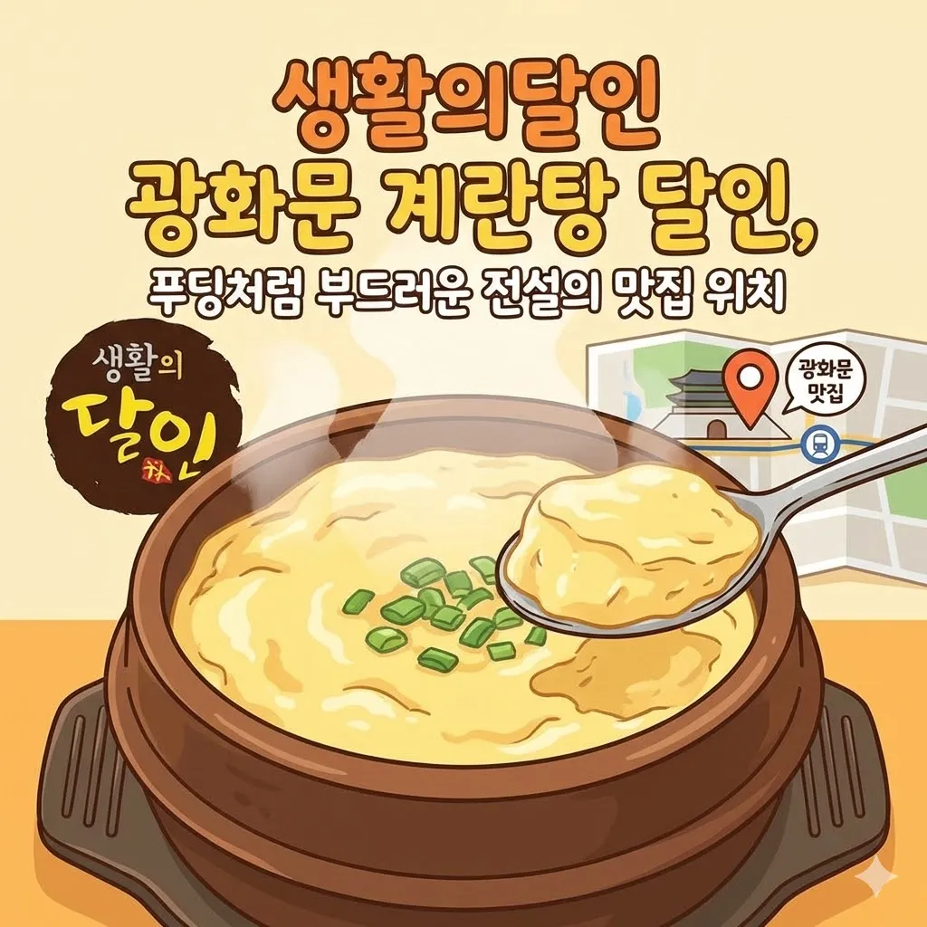 생활의달인 광화문 계란탕 달인, 푸딩처럼 부드러운 전설의 맛집 위치