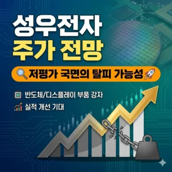 성우전자 주가 전망 저평가 국면의 탈피 가능성