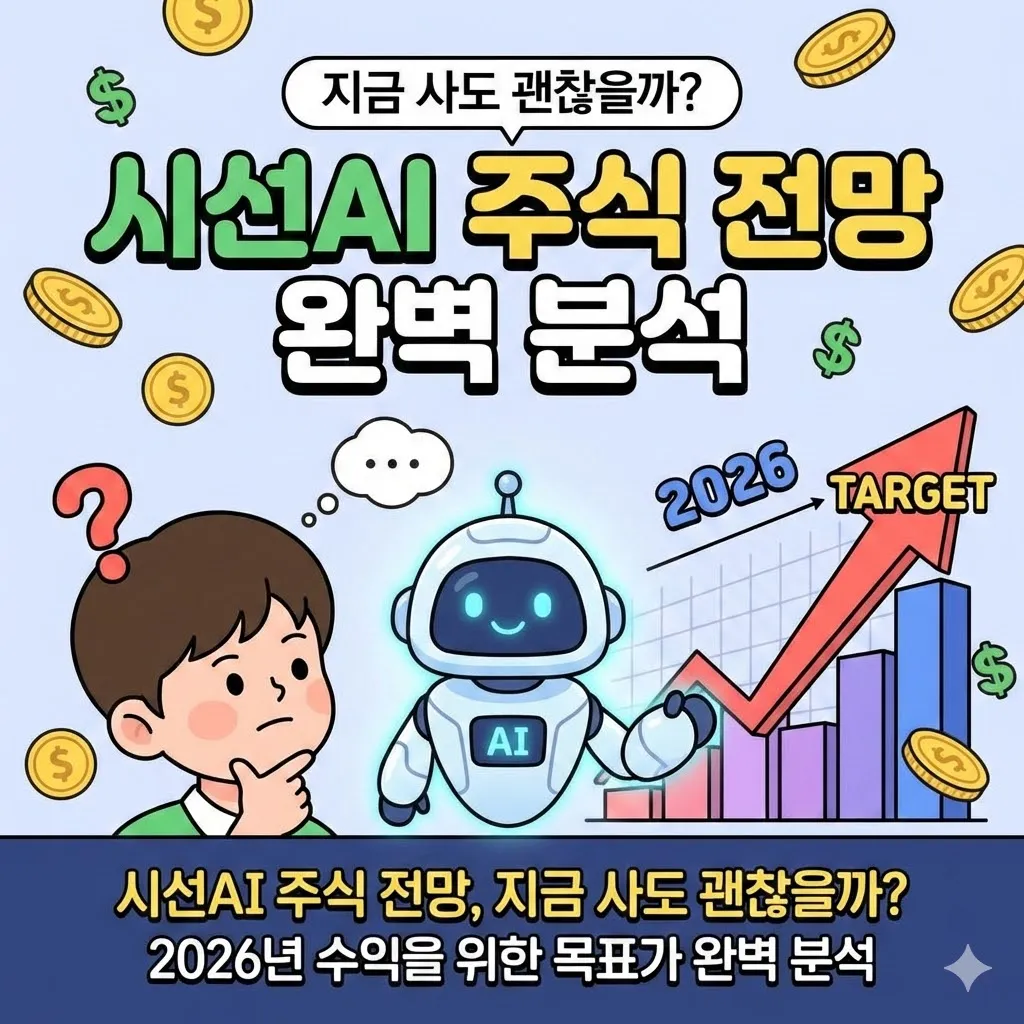 시선AI 주식 전망, 지금 사도 괜찮을까? 2026년 수익을 위한 목표가 완벽 분석