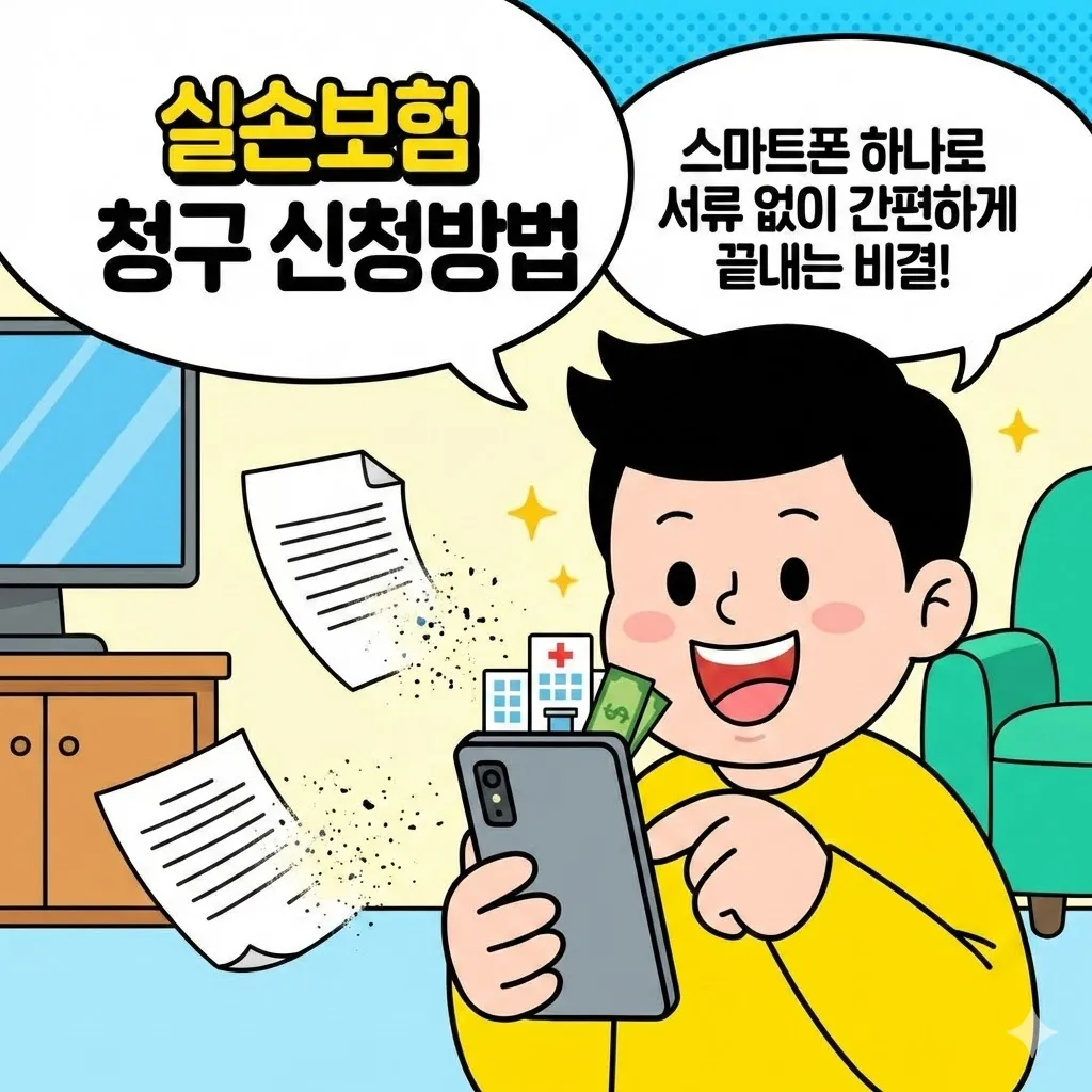 실손보험 청구 신청방법, 스마트폰 하나로 서류 없이 간편하게 끝내는 비결