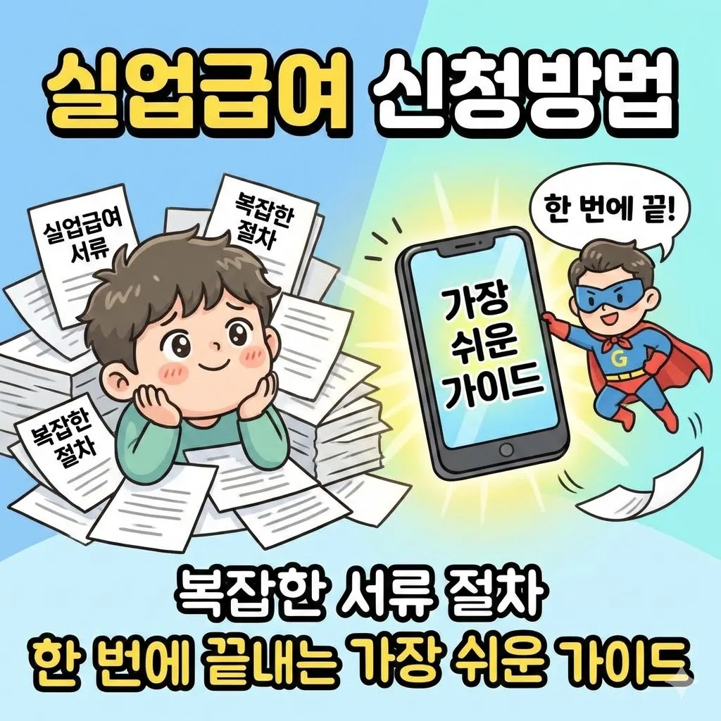 실업급여 신청방법, 복잡한 서류 절차 한 번에 끝내는 가장 쉬운 가이드