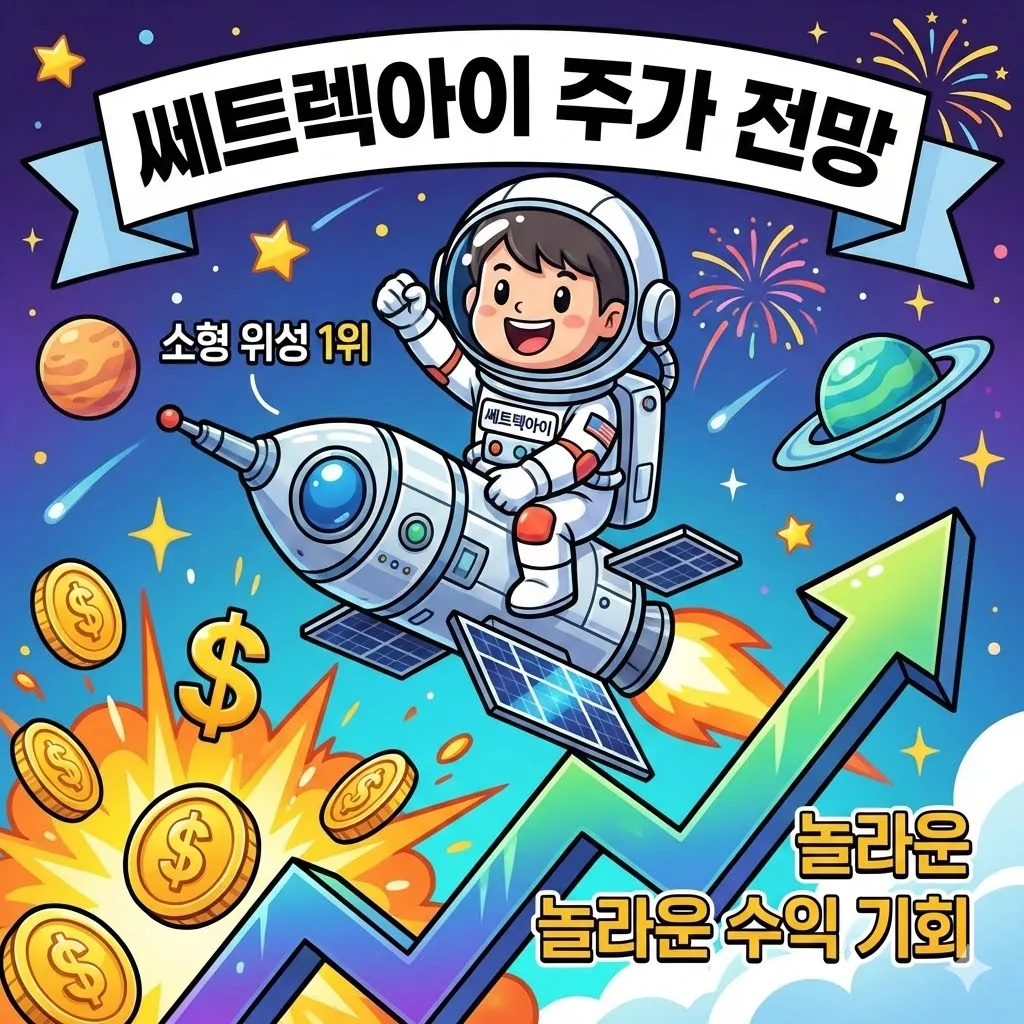 쎄트렉아이 주가 전망, 소형 위성 1위 기술력이 만드는 놀라운 수익 기회