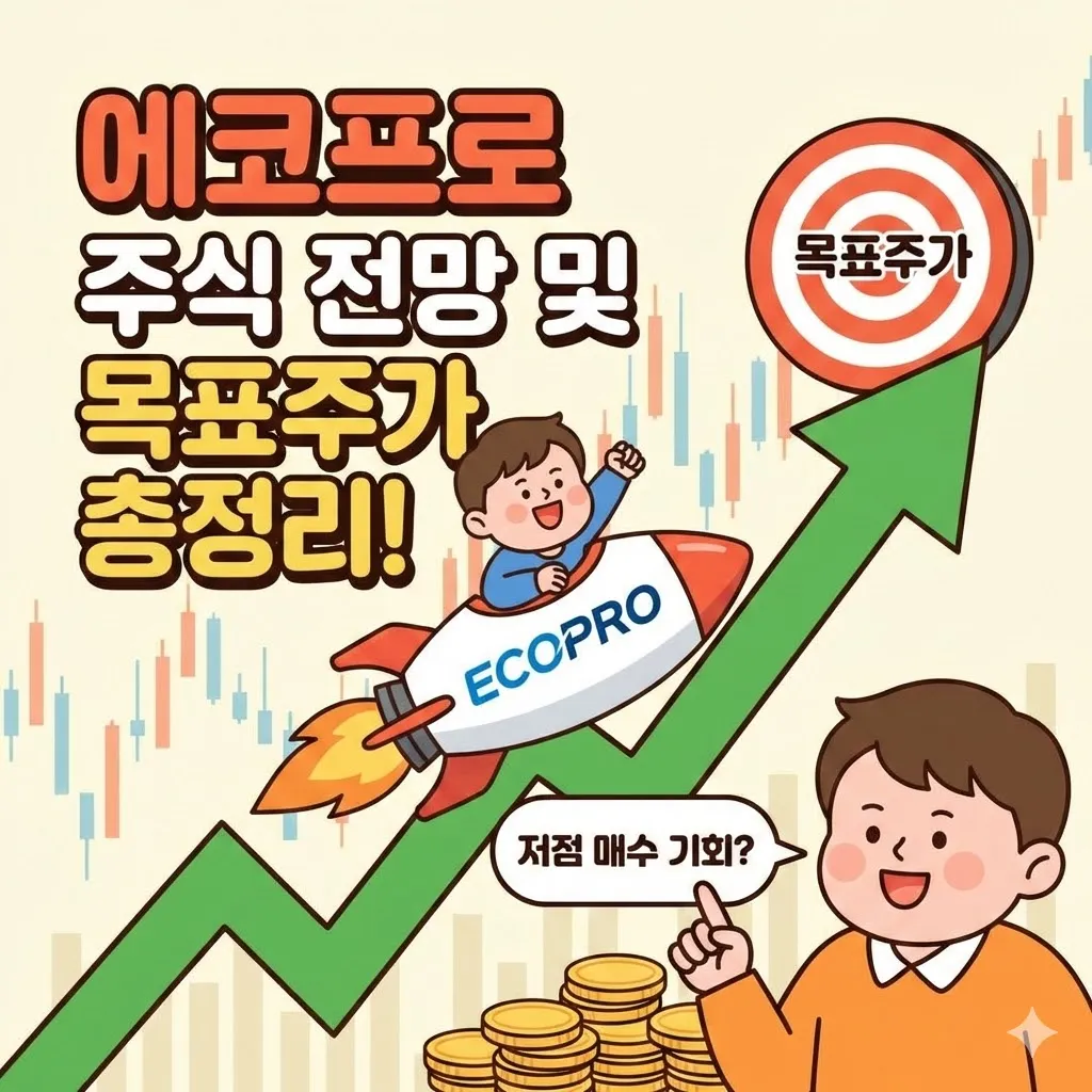 에코프로 주식 전망 및 목표주가 총정리! 지금이 저점 매수 기회일까?