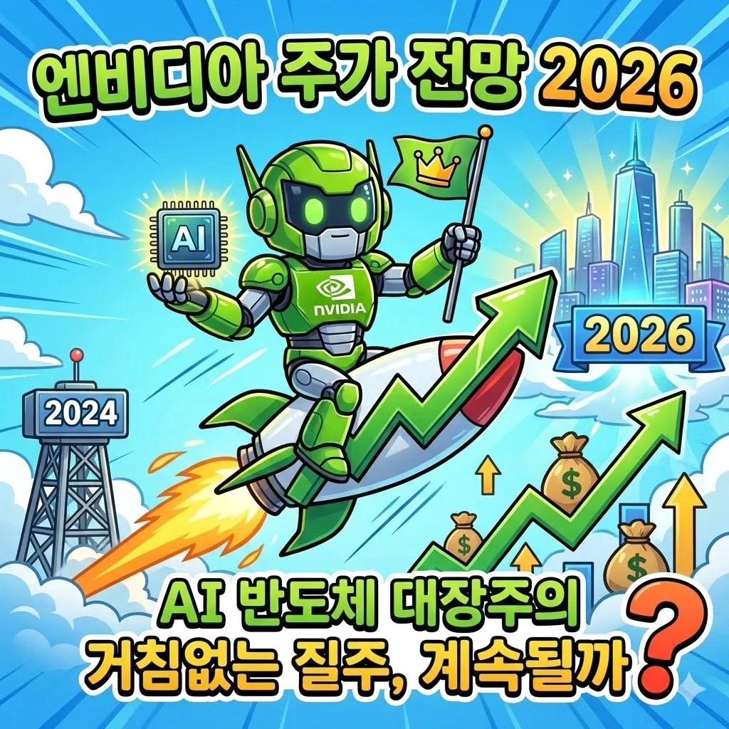 엔비디아 주가 전망, 2026년 AI 반도체 대장주의 거침없는 질주는 계속될까요?