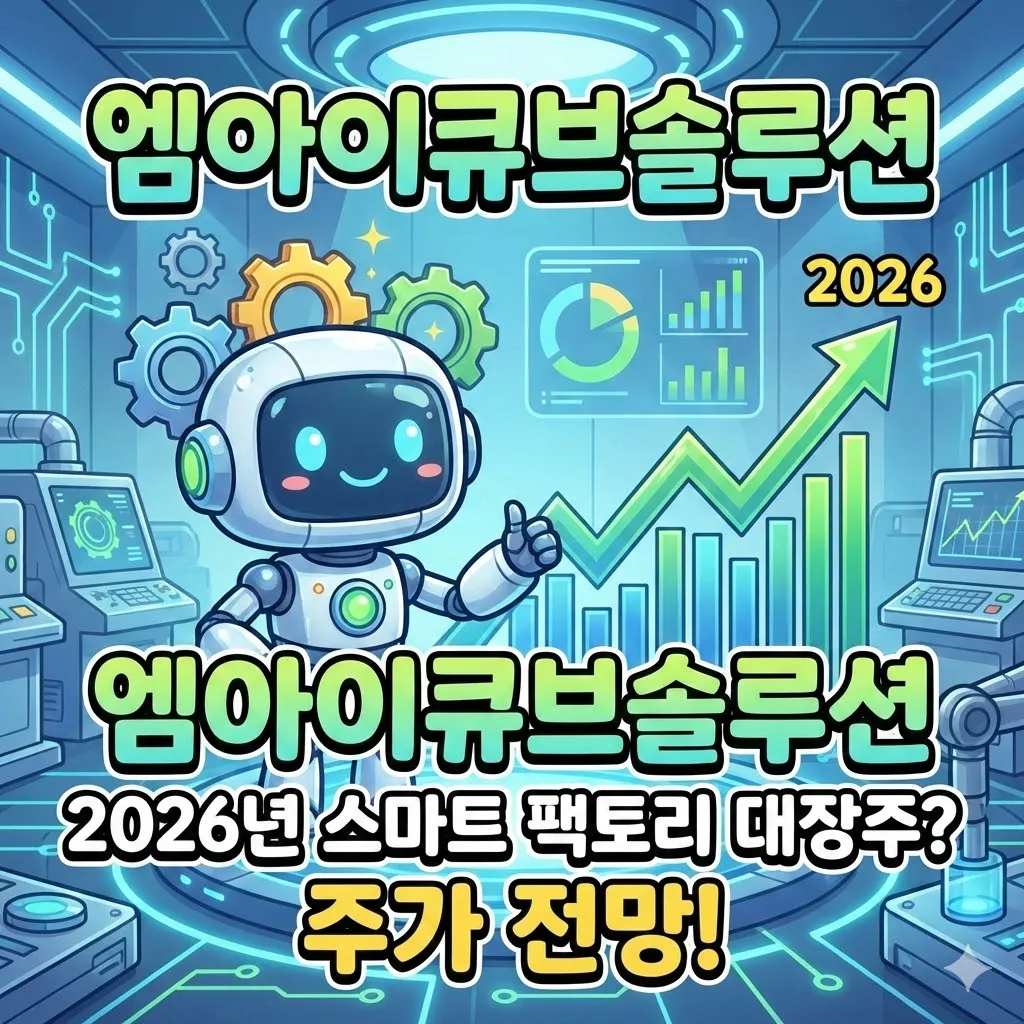 엠아이큐브솔루션 주가 전망, 2026년 스마트 팩토리 대장주 될 수 있을까