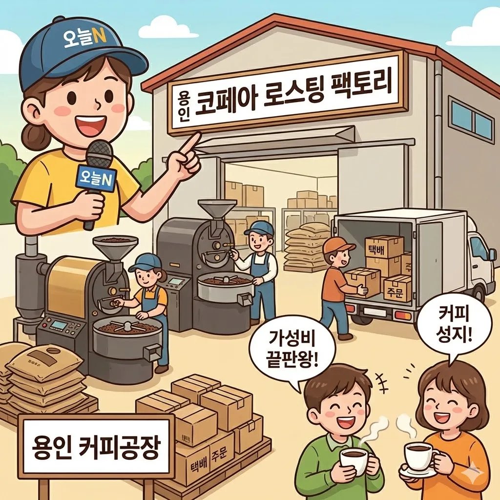 오늘N 용인 커피공장 코페아 로스팅 팩토리 택배 주문, 가성비 끝판왕 커피 성지 방문기