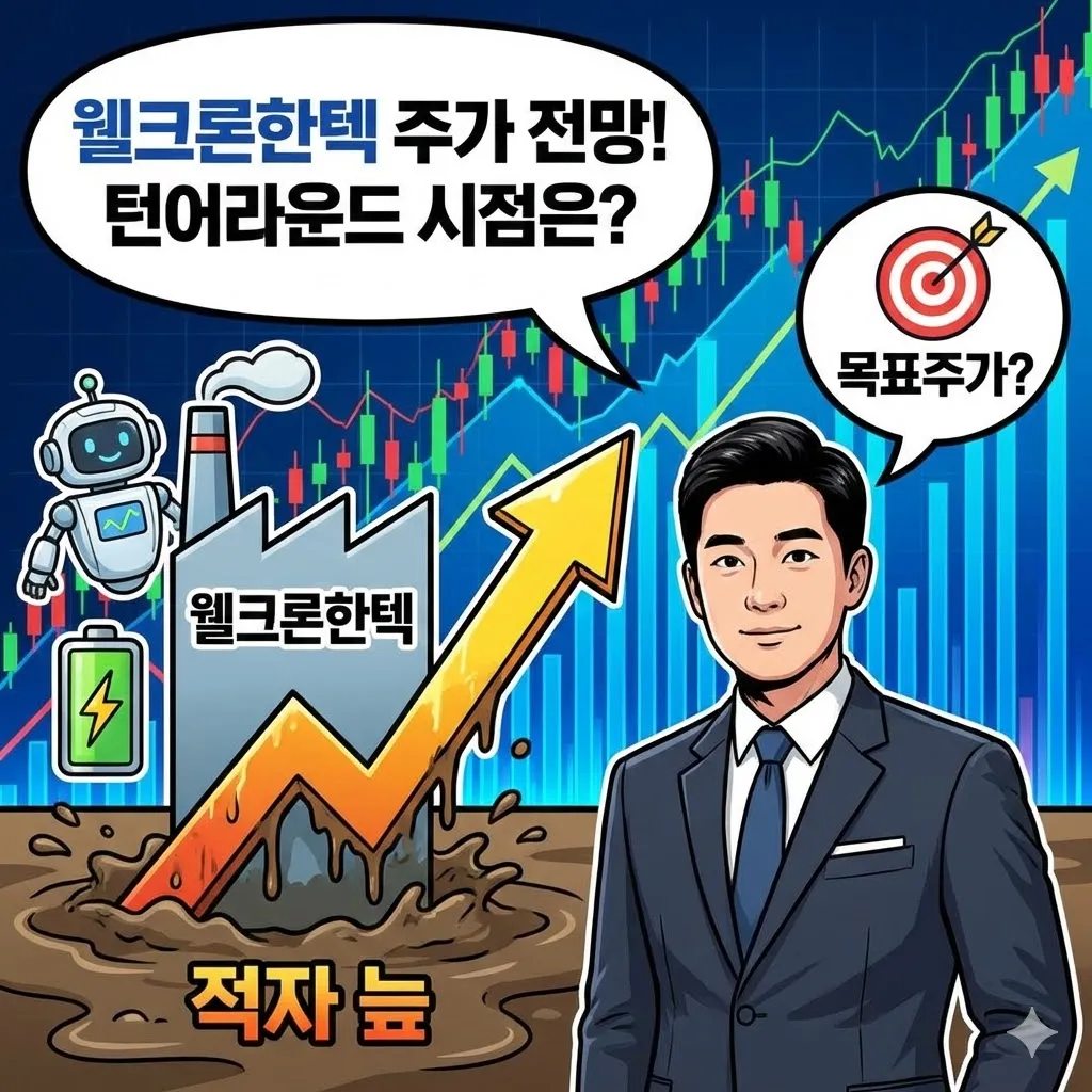 웰크론한텍 주가 전망 및 웰크론한텍 목표주가, 적자 늪에서 벗어날 턴어라운드 시점과 대응법