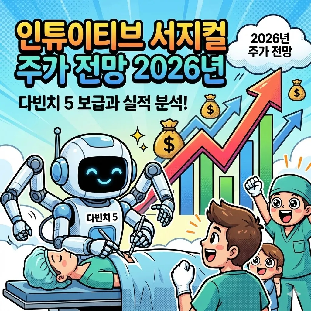 인튜이티브 서지컬 주가 전망 2026년 다빈치 5 보급과 실적 분석