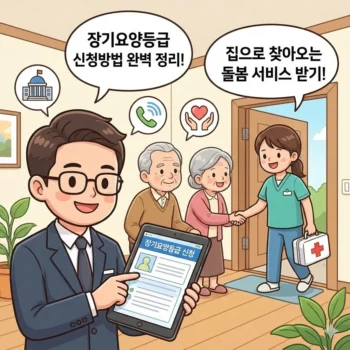 장기요양등급 신청방법 완벽 정리! 집으로 찾아오는 돌봄 서비스 받기
