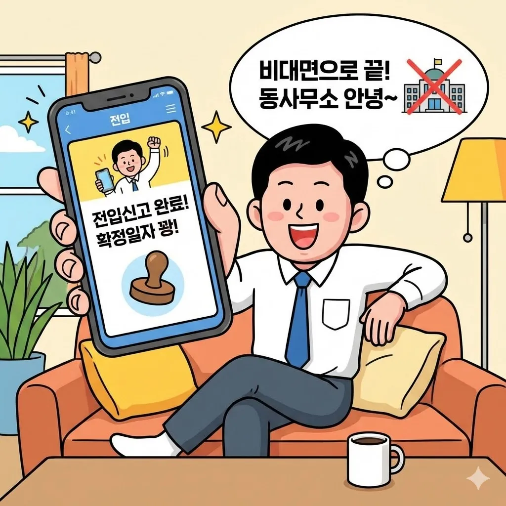 전입신고 후 확정일자 받는 법 (비대면), 동사무소 안 가고 스마트폰으로 끝내기