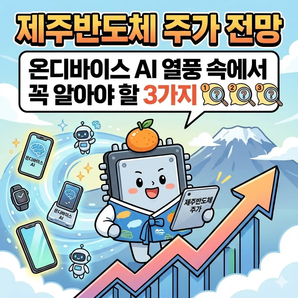 제주반도체 주가 전망, 온디바이스 AI 열풍 속에서 꼭 알아야 할 3가지