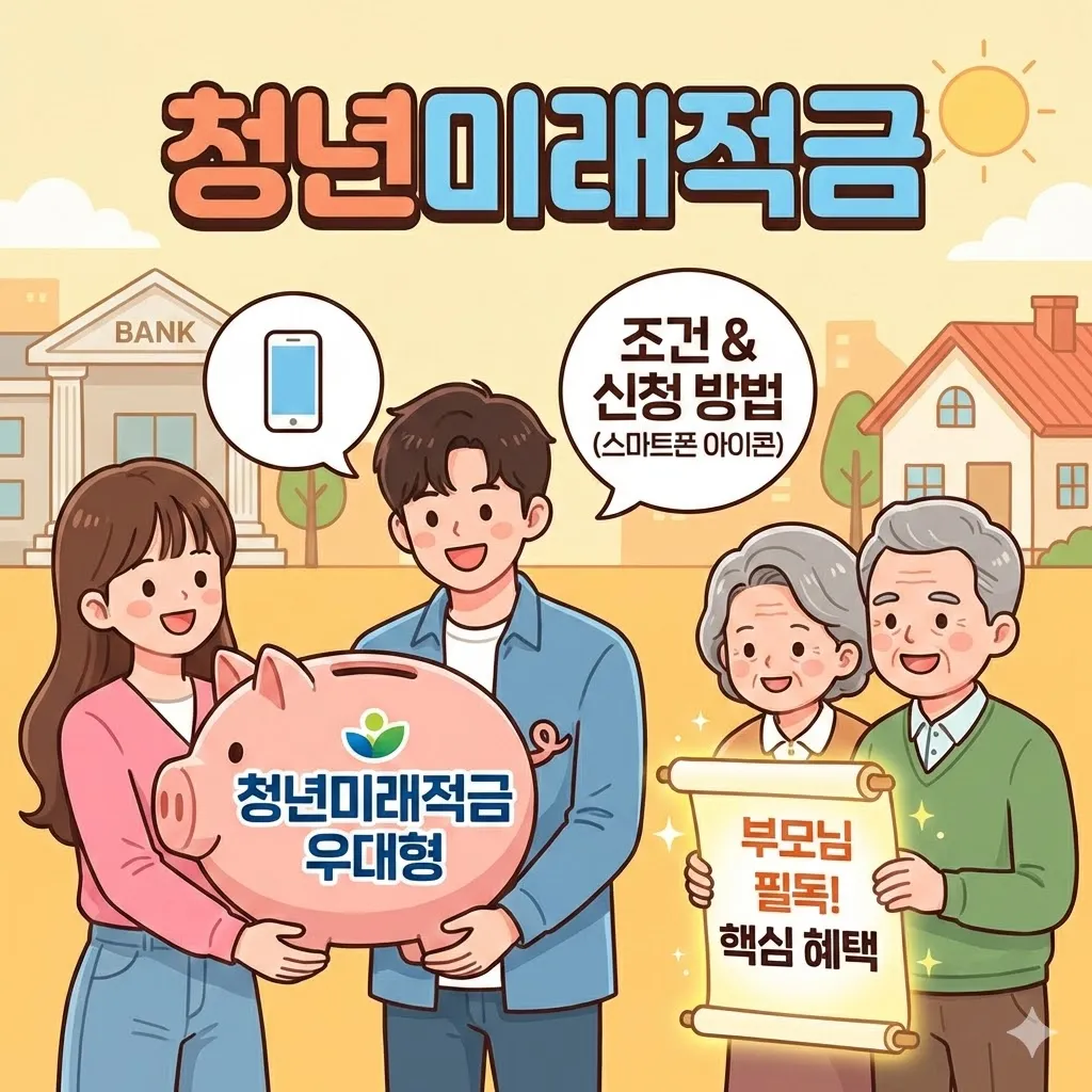 청년미래적금 우대형 조건 및 신청 방법, 부모님이 꼭 알아야 할 핵심 혜택