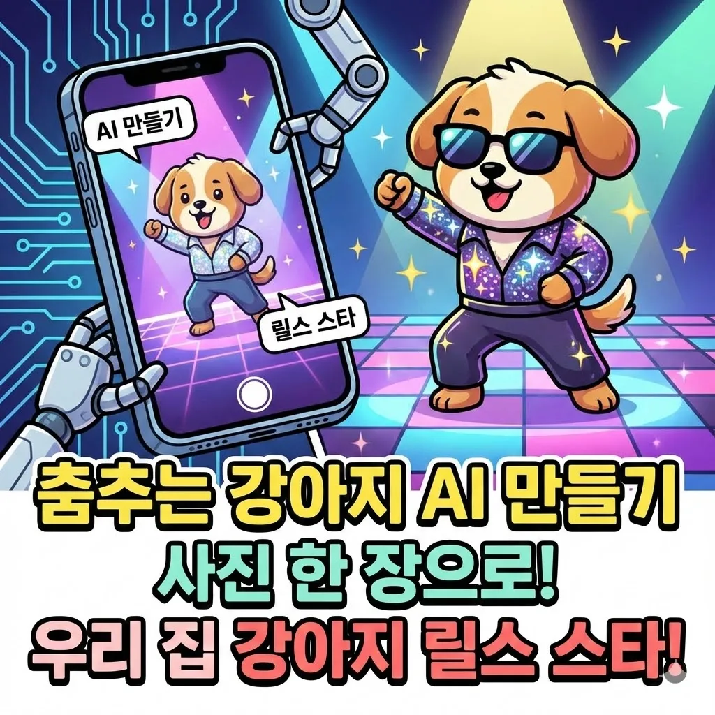 춤추는 강아지 AI 만들기, 사진 한 장으로 우리 집 강아지 릴스 스타 만드는 법