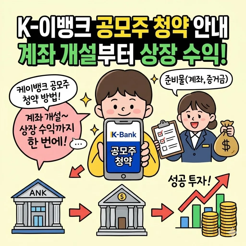 케이뱅크 공모주 청약 방법