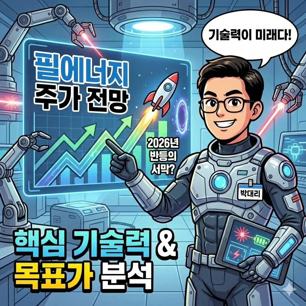 필에너지 주가 전망, 2026년 반등의 서막? 핵심 기술력과 목표가 분석