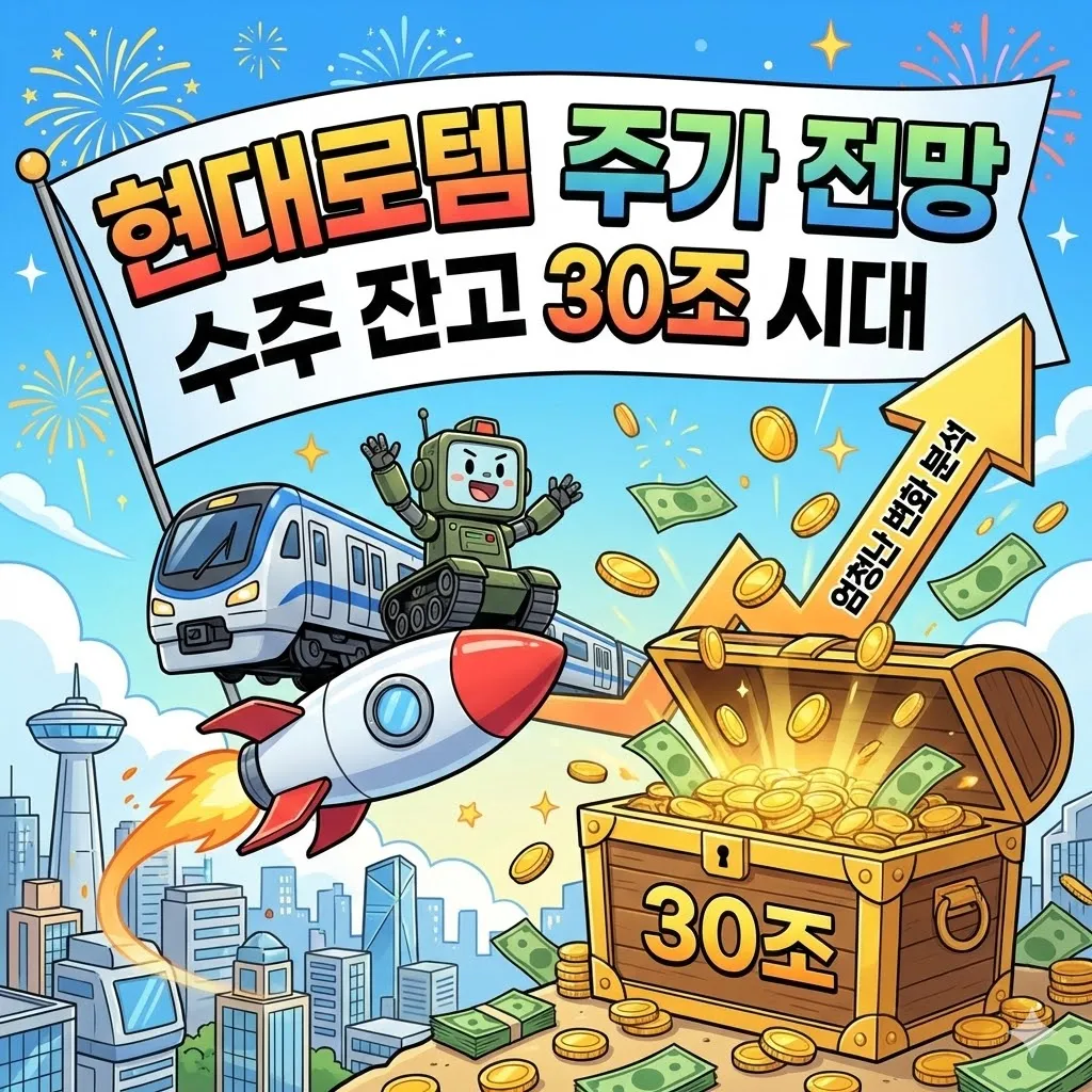 현대로템 주가 전망, 수주 잔고 30조 시대가 가져올 엄청난 변화 분석