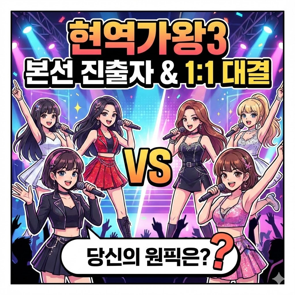 현역가왕3 본선 진출자 명단