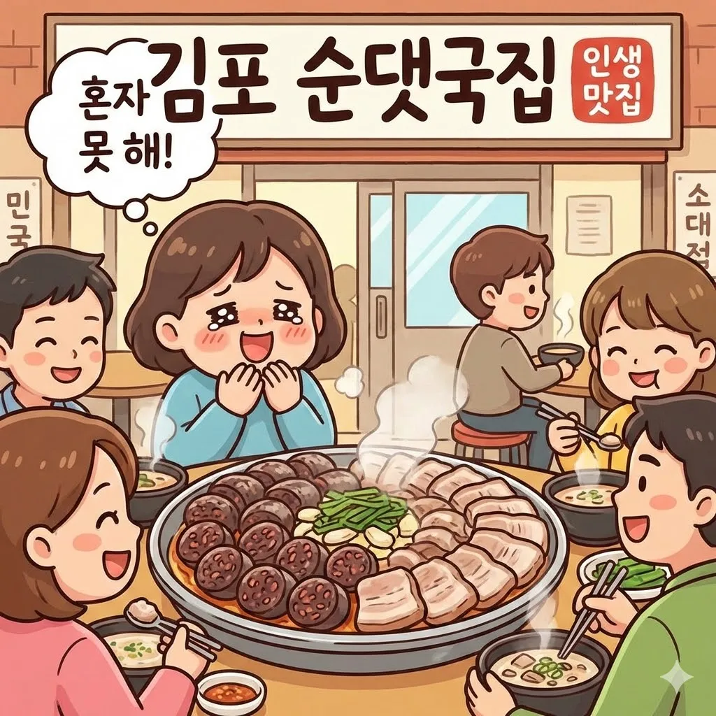 혼자는못해 순대 수육 오마카세 김포 순댓국집, 입소문 난 인생 맛집 드디어 다녀왔어요