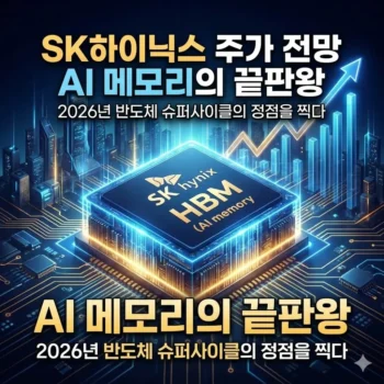 SK하이닉스 주가 전망 AI 메모리의 끝판왕, 2026년 반도체 슈퍼사이클의 정점을 찍다