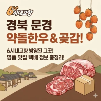 경북 문경 약돌한우 곶감, 6시내고향 방영된 그곳 명품 맛집 택배 정보 총정리