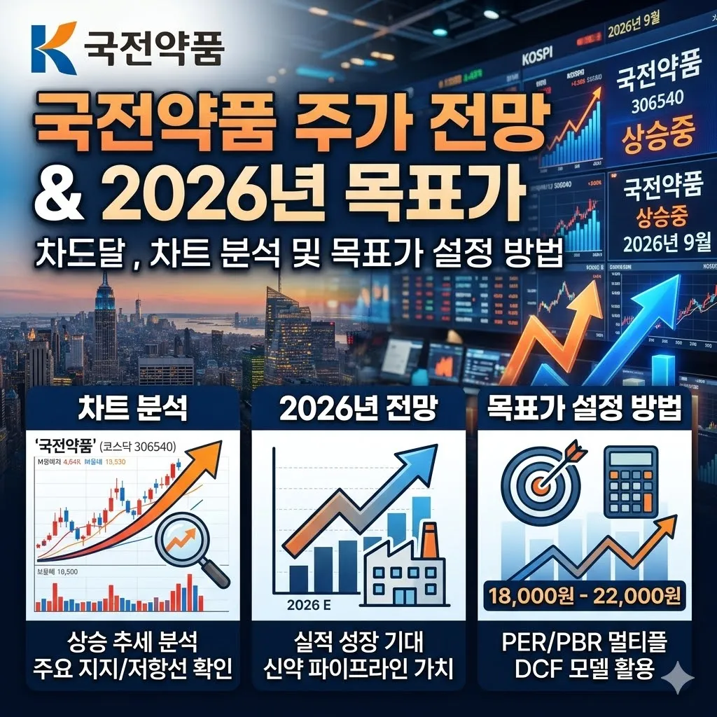 국전약품 주가 전망 차트 분석과 2026년 목표가 설정 방법