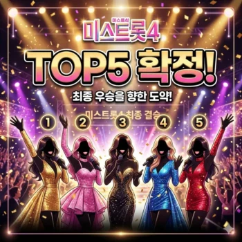 미스트롯4 TOP5 확정, 허찬미 1위 진출 및 결승전 일정