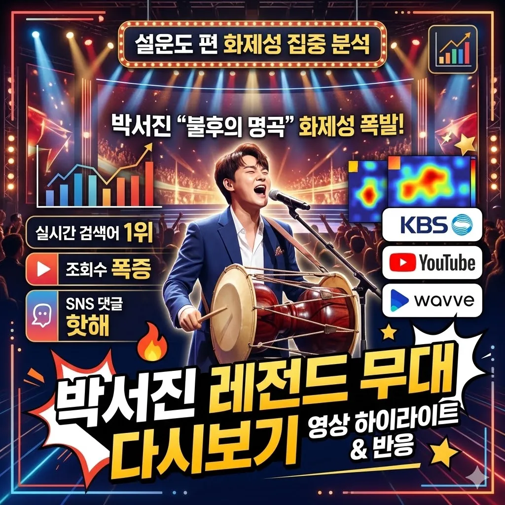 박서진 불후 불북 설운도 편 화제성 분석 및 영상 다시보기