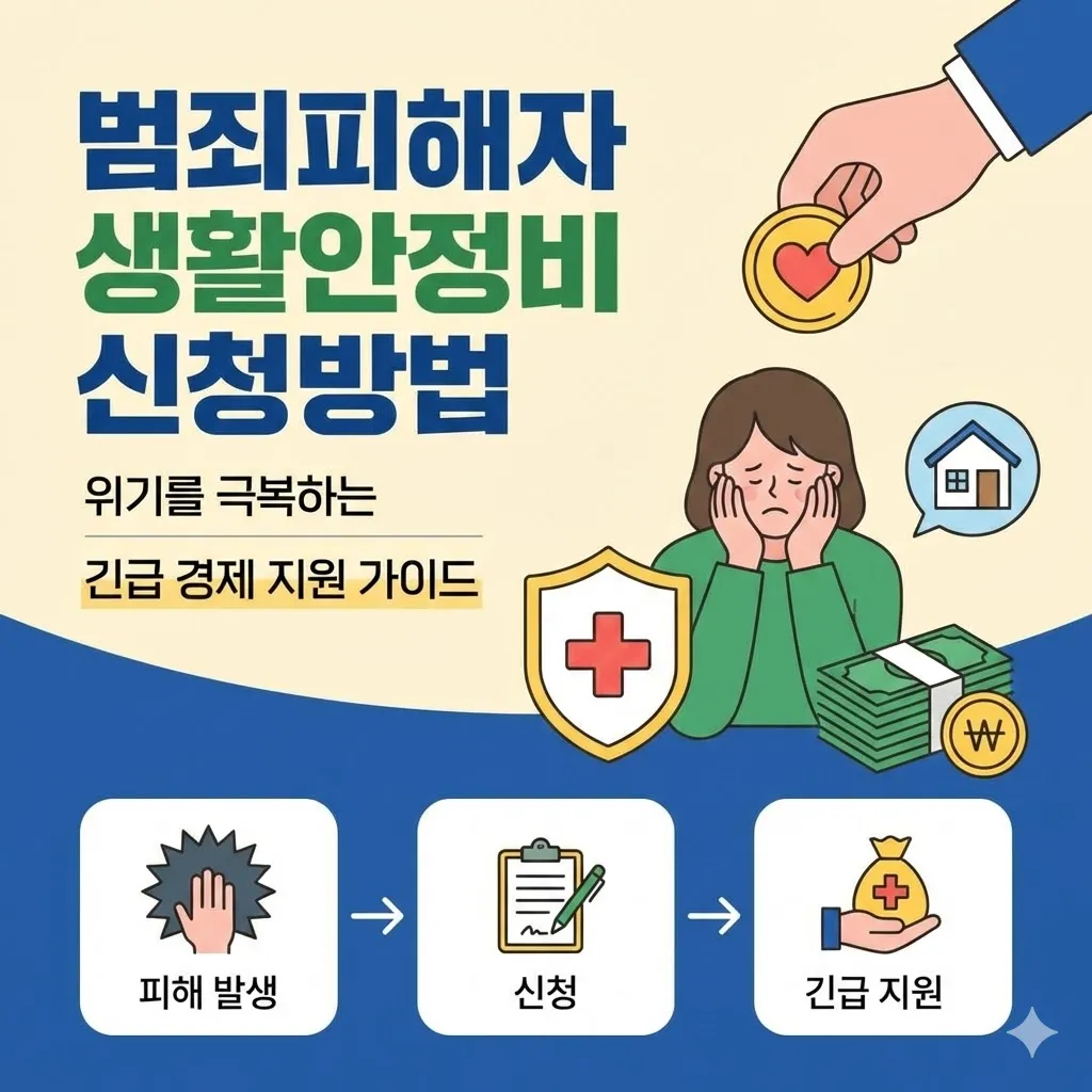 범죄피해자 생활안정비 신청방법, 위기를 극복하는 긴급 경제 지원 가이드