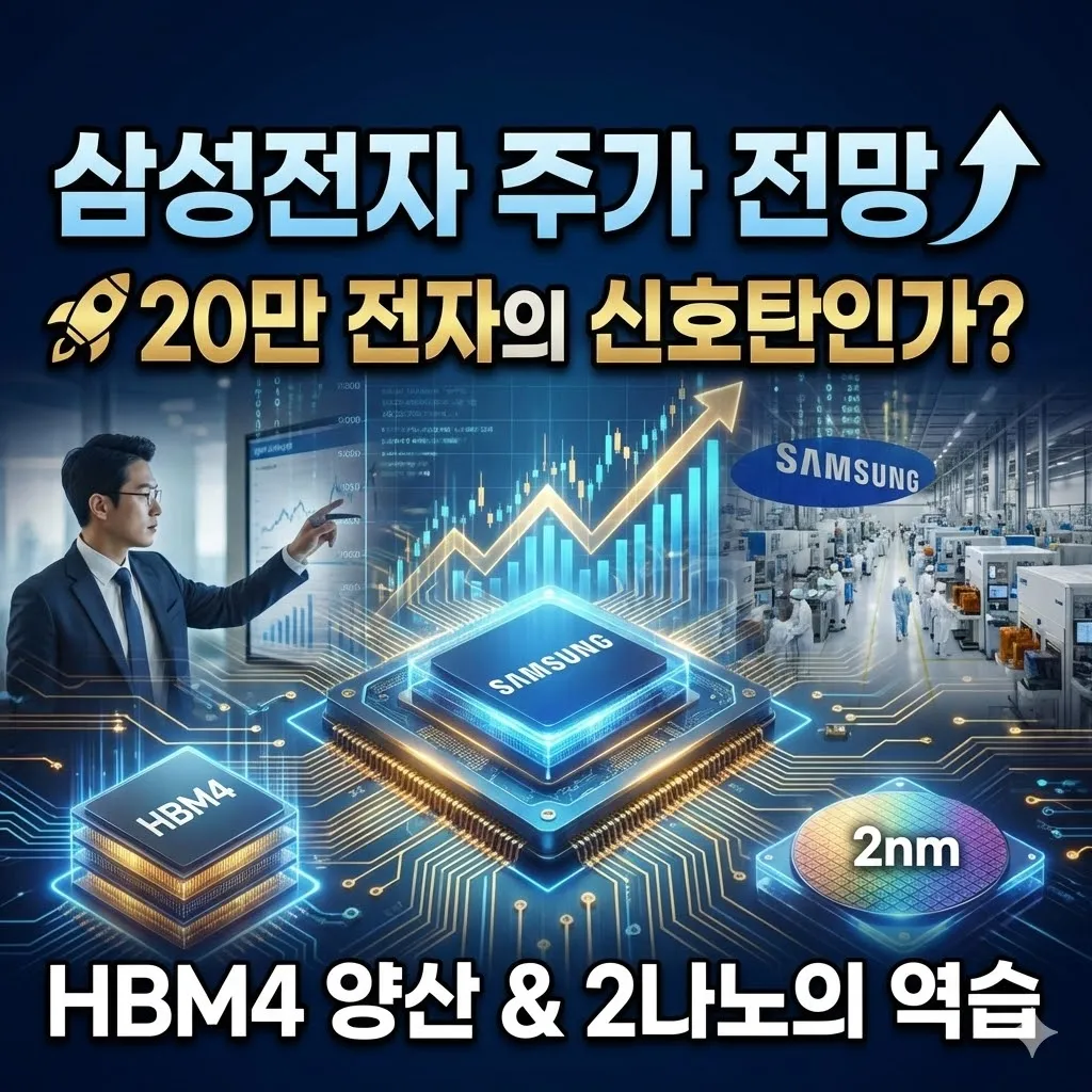삼성전자 주가 전망, 20만 전자의 신호탄인가? HBM4 양산과 2나노의 역습