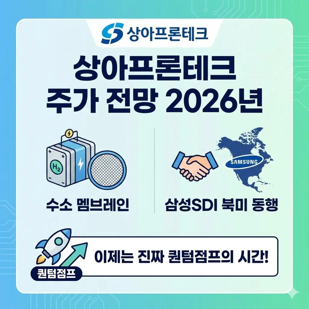 상아프론테크 주가 전망 2026년 수소 멤브레인과 삼성SDI 북미 동행, 이제는 진짜 퀀텀점프의 시간!