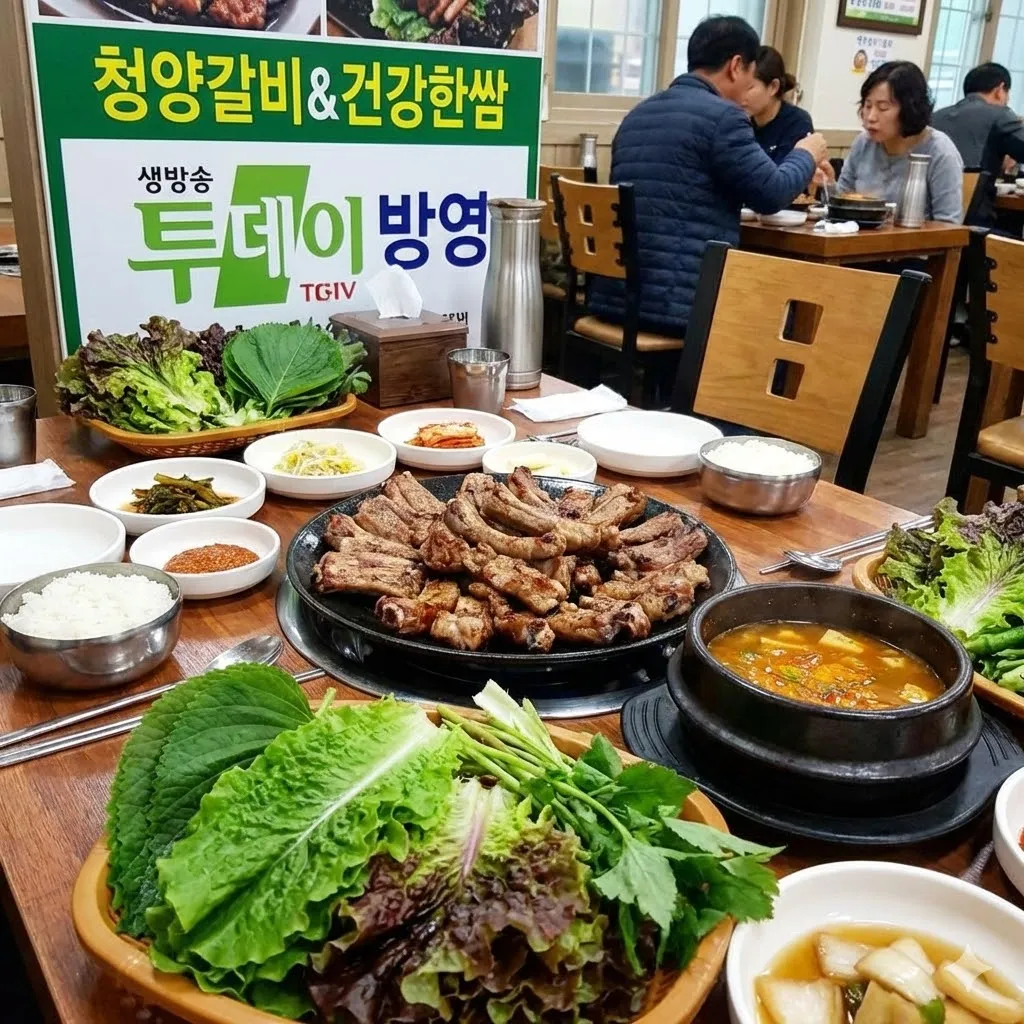 생방송 투데이 청양 갈비와 쌈밥정식, 청양갈비&건강한쌈의 특별한 비결은 무엇일까