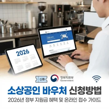 소상공인 바우처 신청방법, 2026년 정부 지원금 혜택 및 온라인 접수 가이드