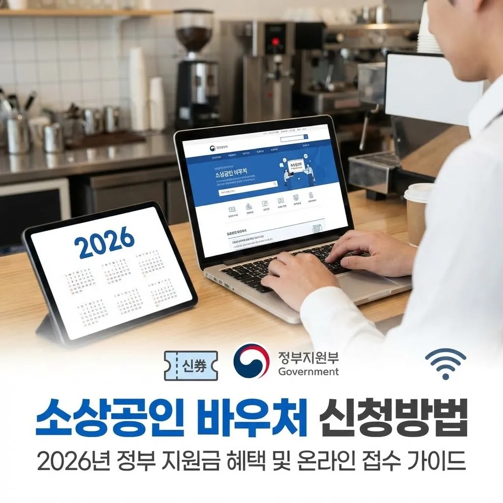 소상공인 바우처 신청방법, 2026년 정부 지원금 혜택 및 온라인 접수 가이드
