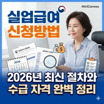 실업급여 신청방법, 2026년 최신 절차와 수급 자격 완벽 정리