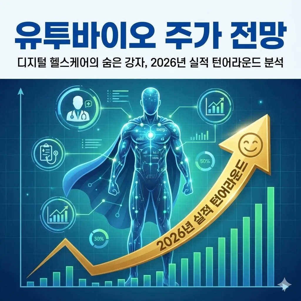 유투바이오 주가 전망 디지털 헬스케어의 숨은 강자, 2026년 실적 턴어라운드 분석