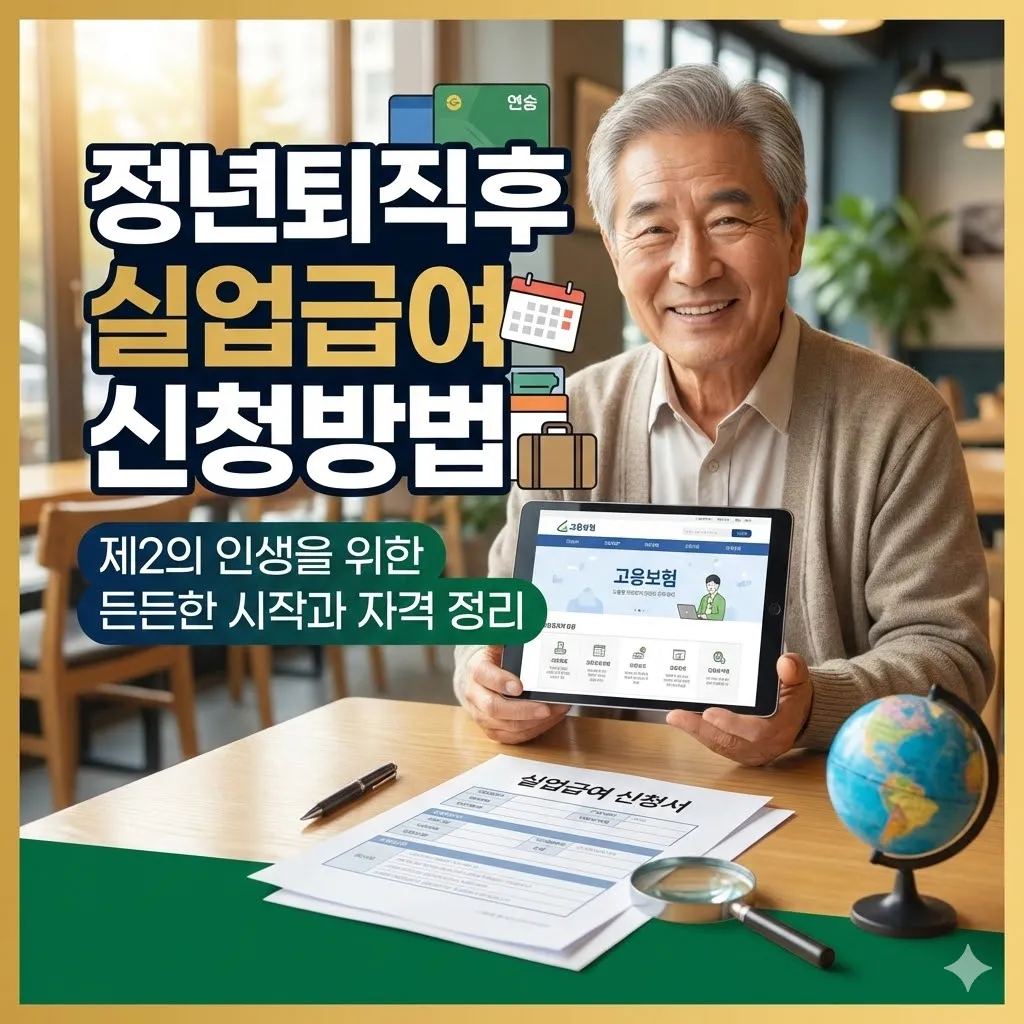 정년퇴직후 실업급여 신청방법, 제2의 인생을 위한 든든한 시작과 자격 정리