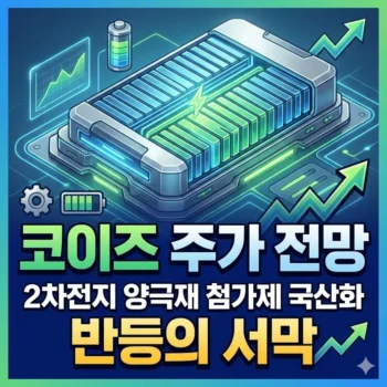 코이즈 주가 전망, 2차전지 양극재 첨가제 국산화가 부르는 반등의 서막