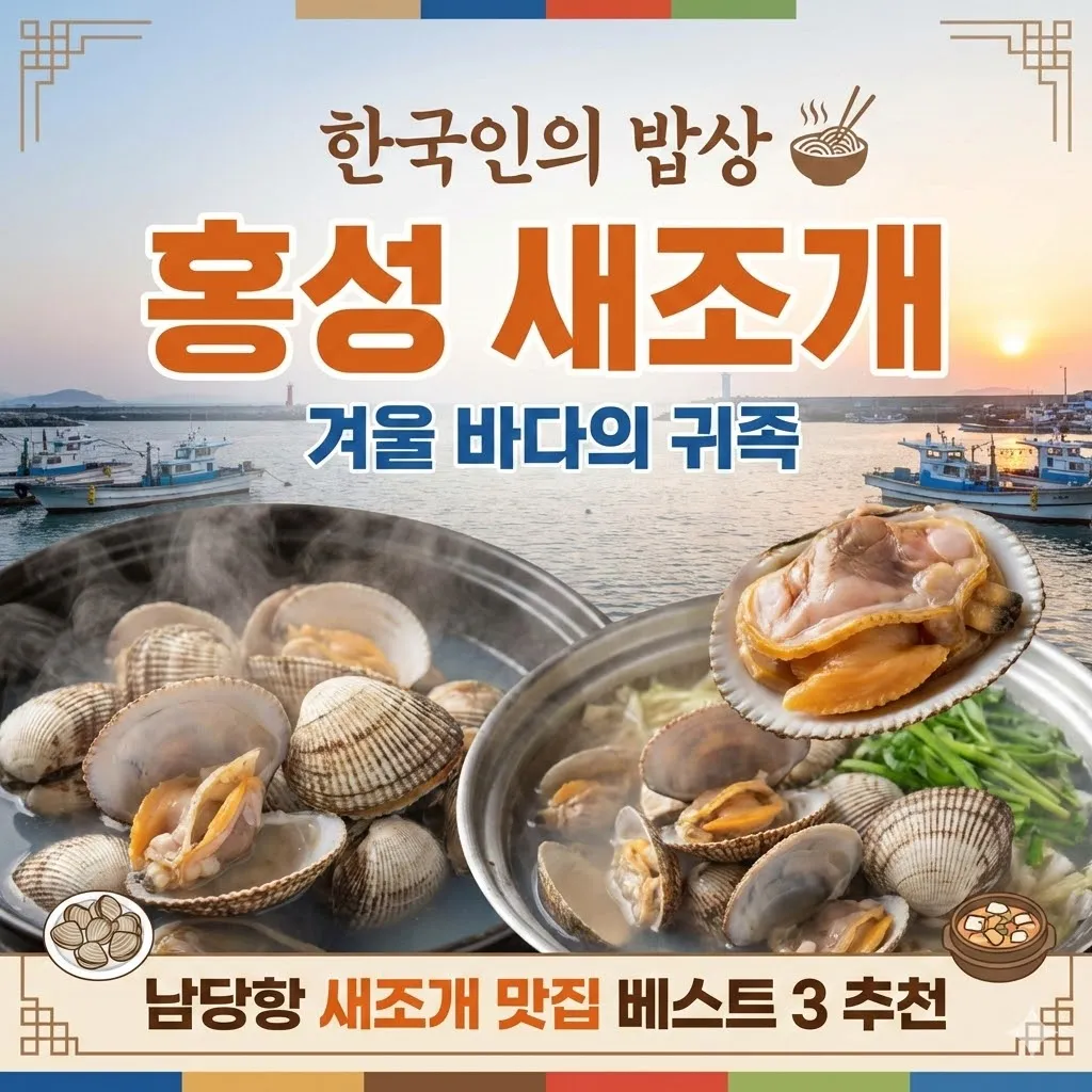 한국인의밥상 홍성 새조개 겨울 바다의 귀족, 남당항 새조개 맛집 베스트 3 추천