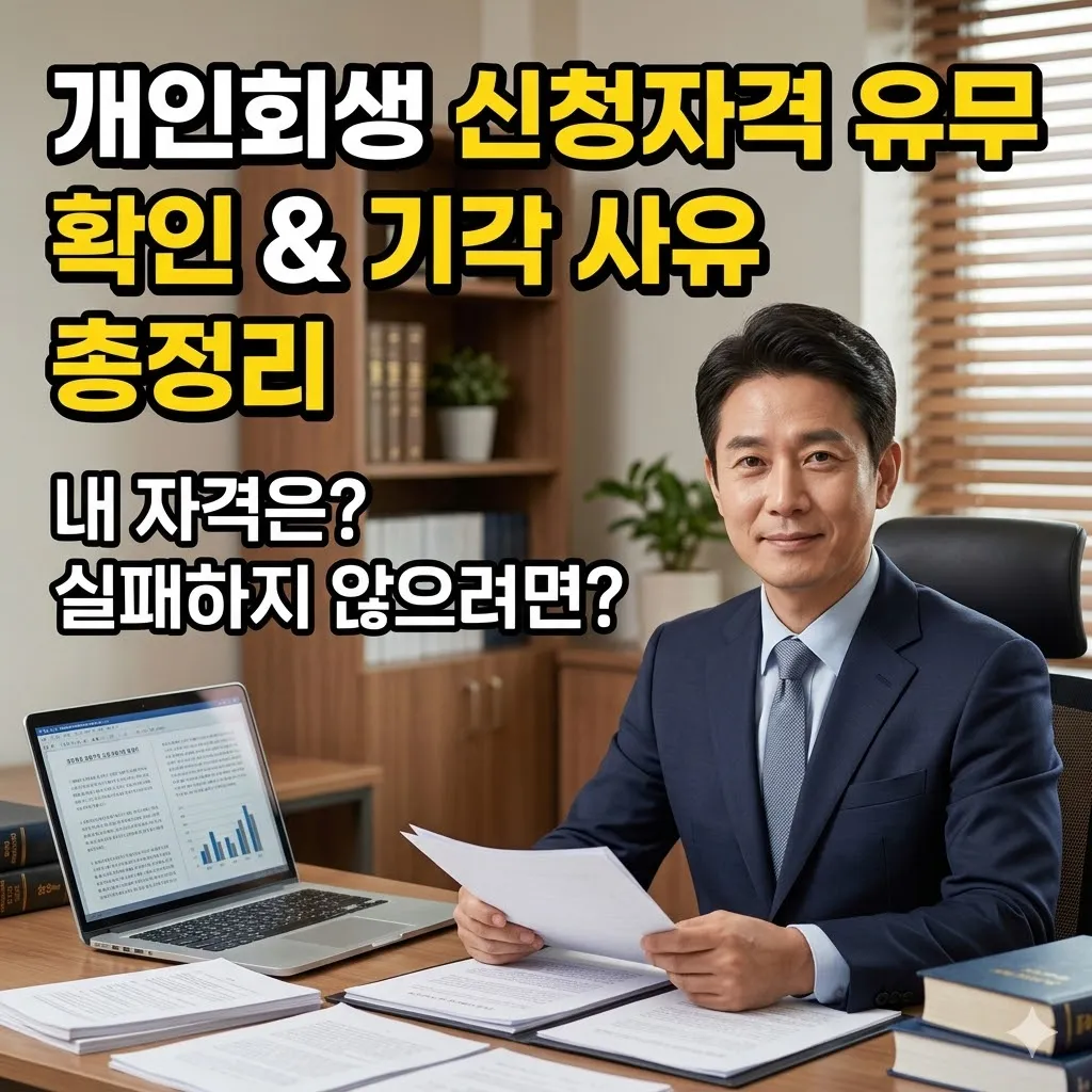 개인회생 신청자격 유무 확인 및 기각 사유 총정리